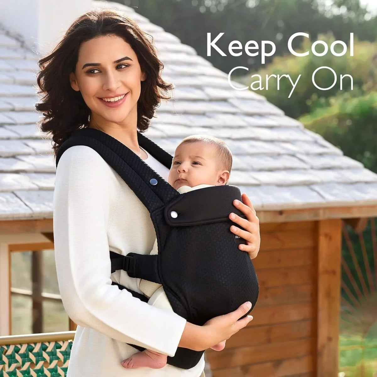 Momcozy Baby Carrier Newborn to Toddler Air Mesh - Black | Luxury Home Accessories | Heulog Glow