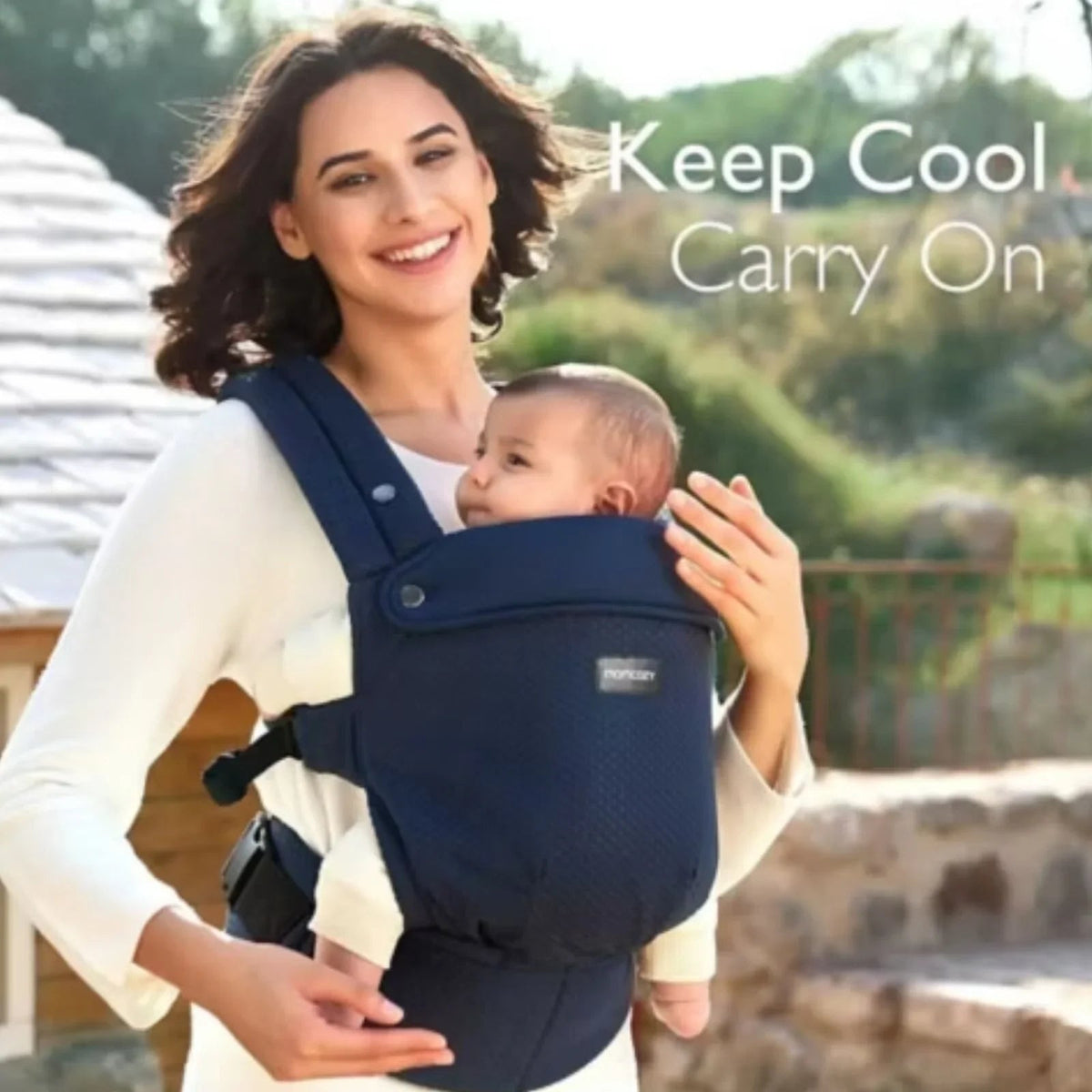 Momcozy Baby Carrier Newborn to Toddler Air Mesh - Blue | Luxury Home Accessories | Heulog Glow