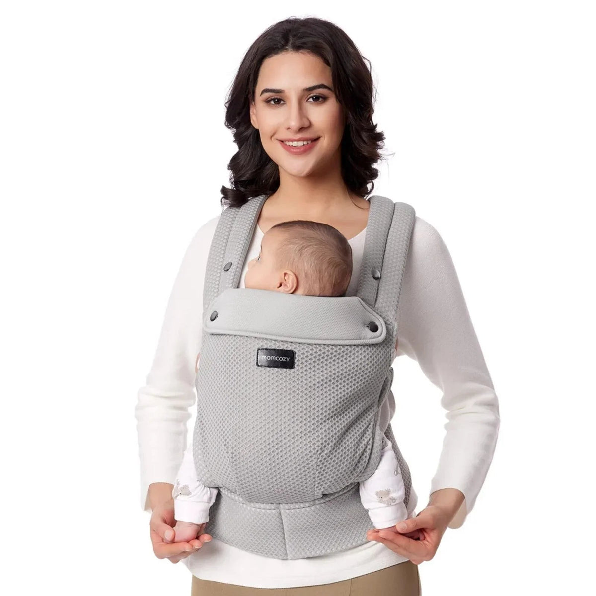 Momcozy Baby Carrier Newborn to Toddler Air Mesh - Grey | Luxury Home Accessories | Heulog Glow