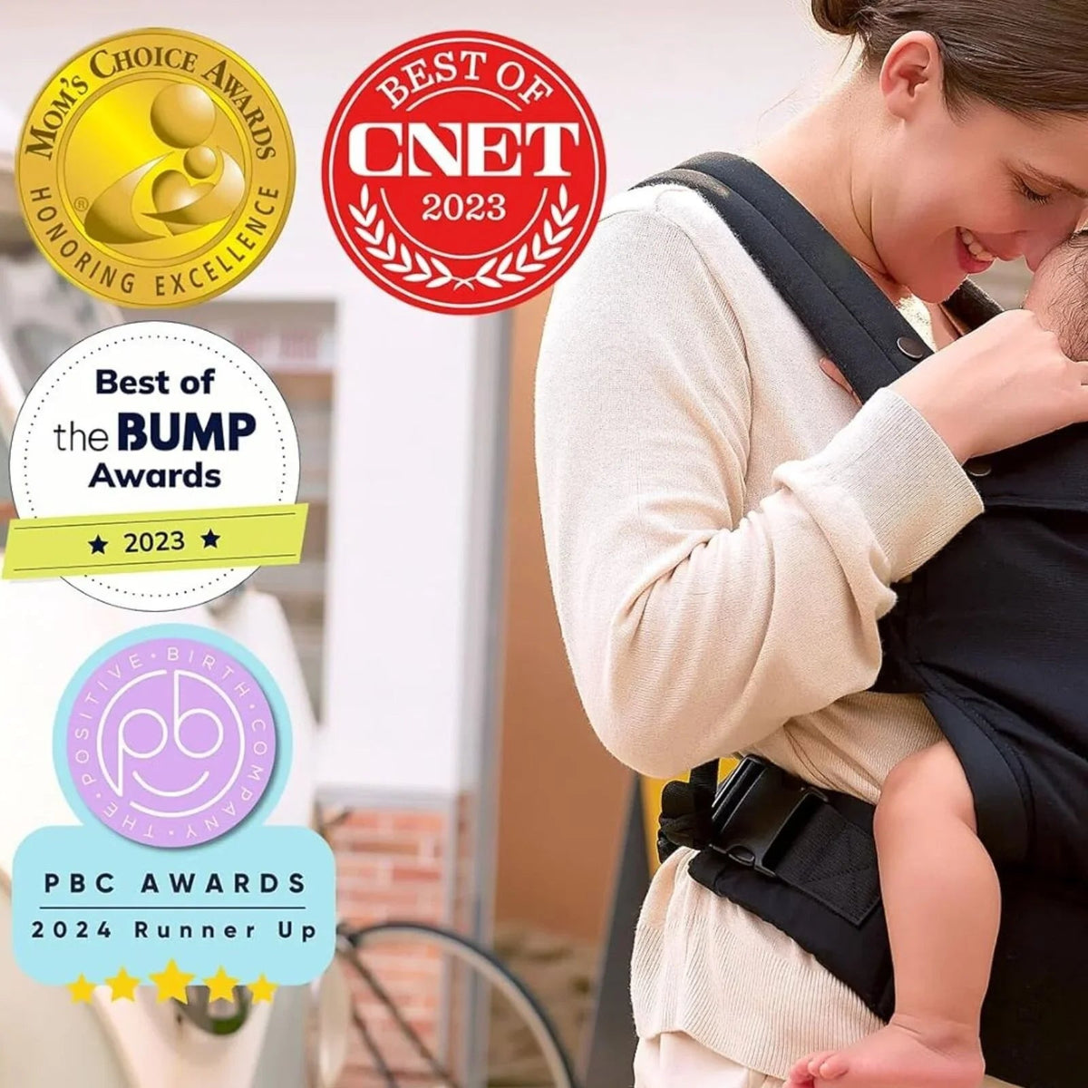 Momcozy Baby Carrier Newborn to Toddler Cotton - Black | Luxury Home Accessories | Heulog Glow