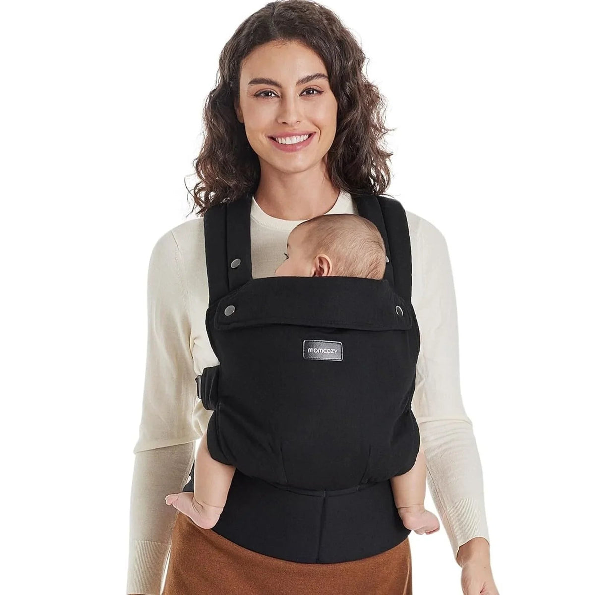 Momcozy Baby Carrier Newborn to Toddler Cotton - Black | Luxury Home Accessories | Heulog Glow