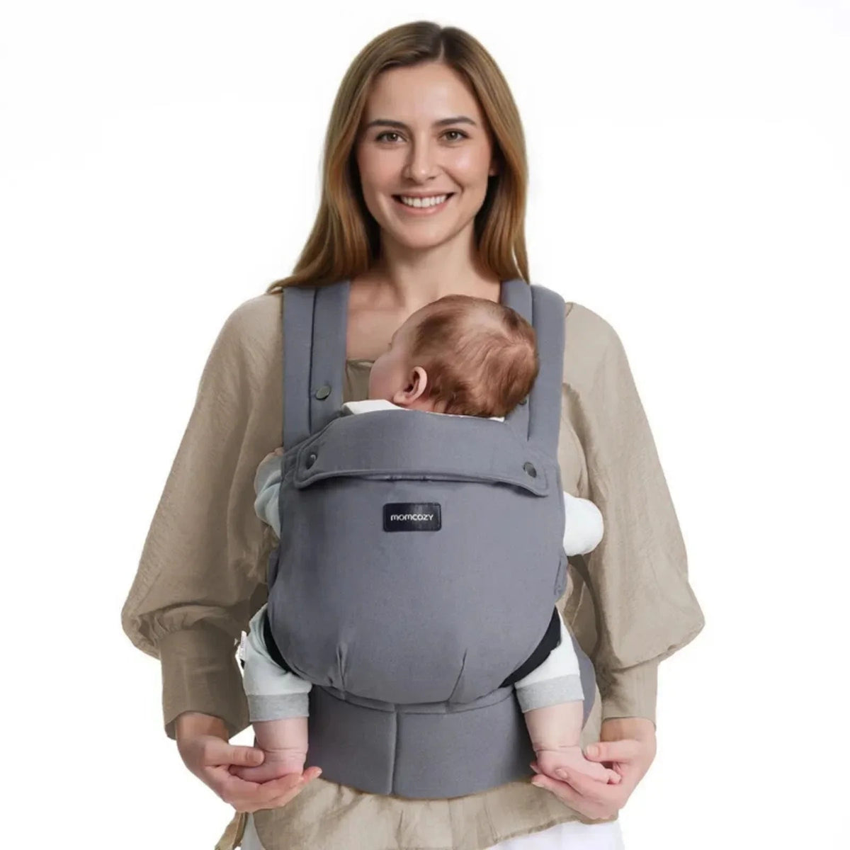 Momcozy Baby Carrier Newborn to Toddler Cotton - Grey | Luxury Home Accessories | Heulog Glow