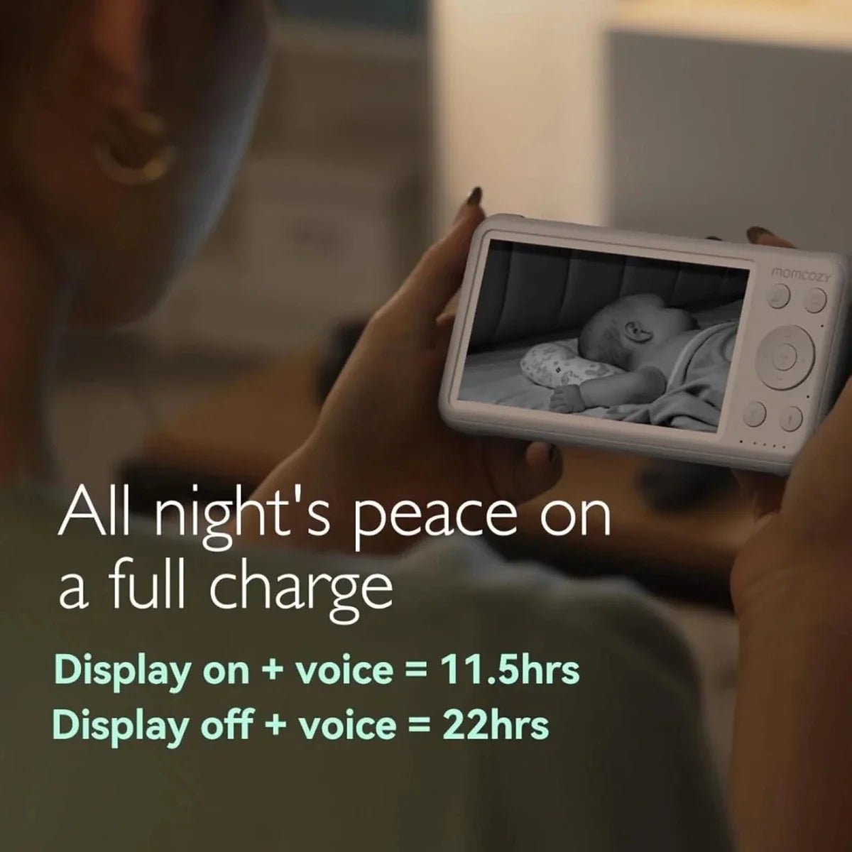 Momcozy BM01 5" Baby Monitor & Camera | Luxury Home Accessories | Heulog Glow