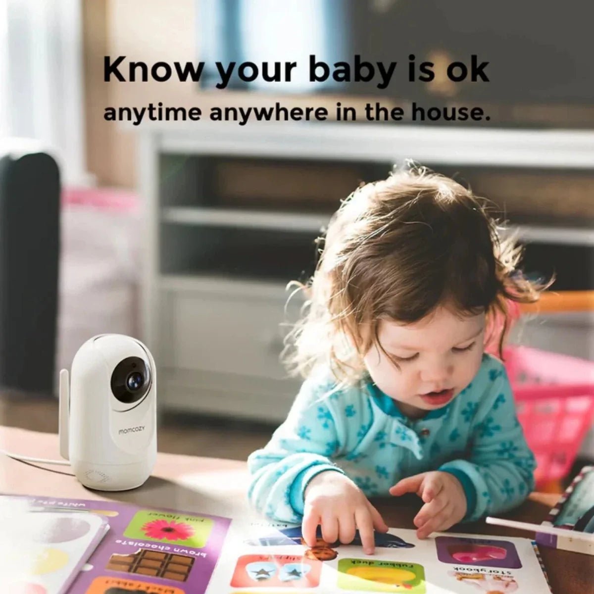 Momcozy BM01 5" Baby Monitor & Camera | Luxury Home Accessories | Heulog Glow