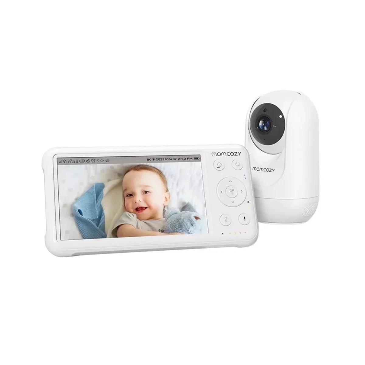 Momcozy BM01 5" Baby Monitor & Camera | Luxury Home Accessories | Heulog Glow