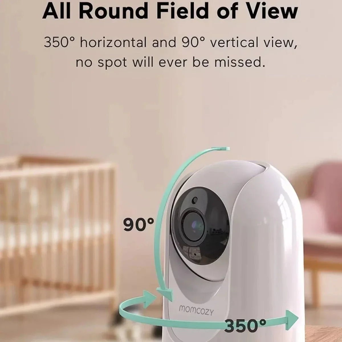 Momcozy BM01 5" Baby Monitor & Camera | Luxury Home Accessories | Heulog Glow