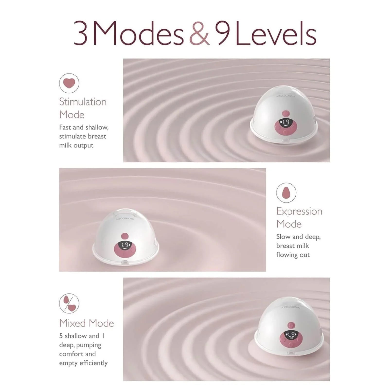 Momcozy M5 Double Wearable Electric Breast Pump | Luxury Home Accessories | Heulog Glow