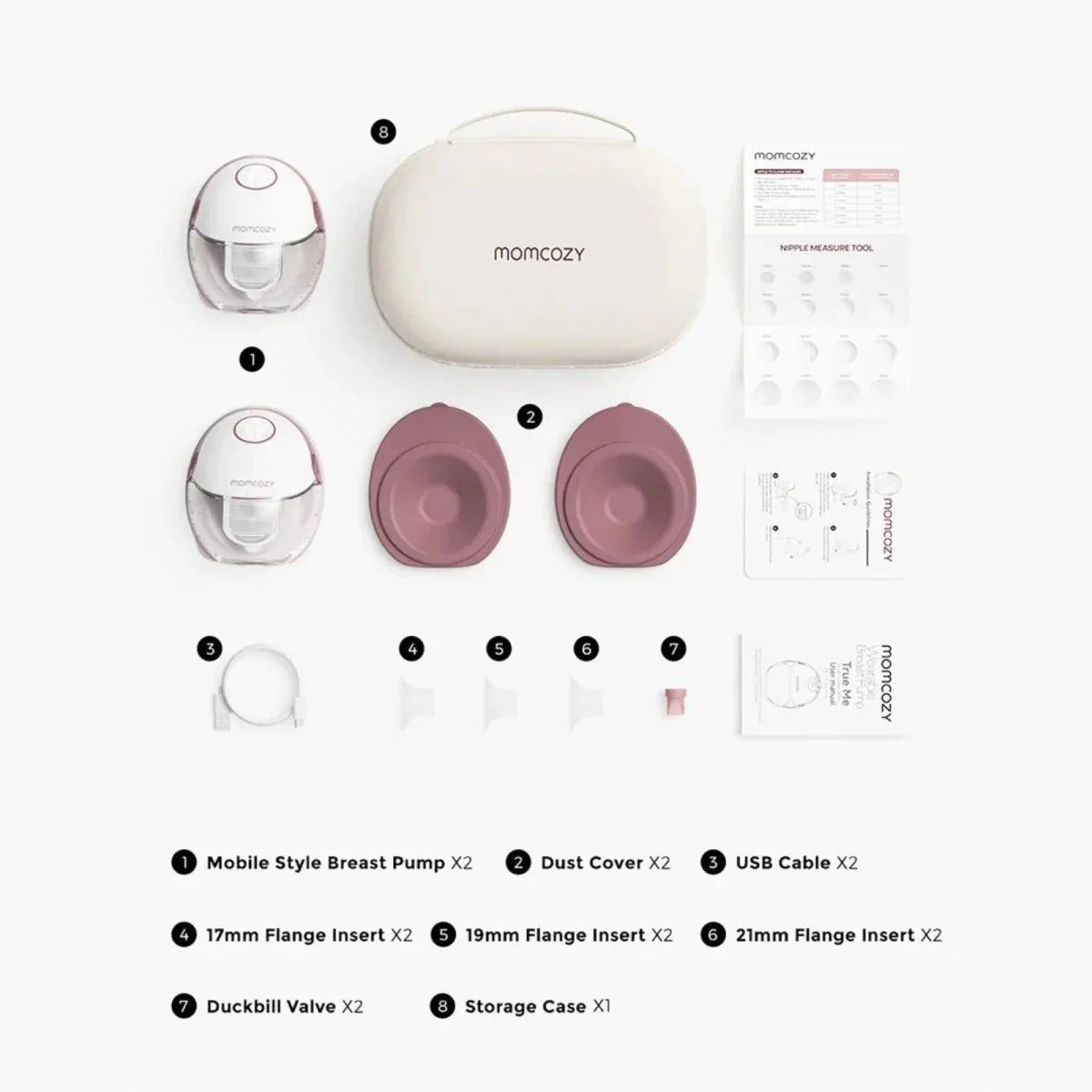Momcozy M6 Mobile Style Double Wearable Electric Breast Pump | Luxury Home Accessories | Heulog Glow
