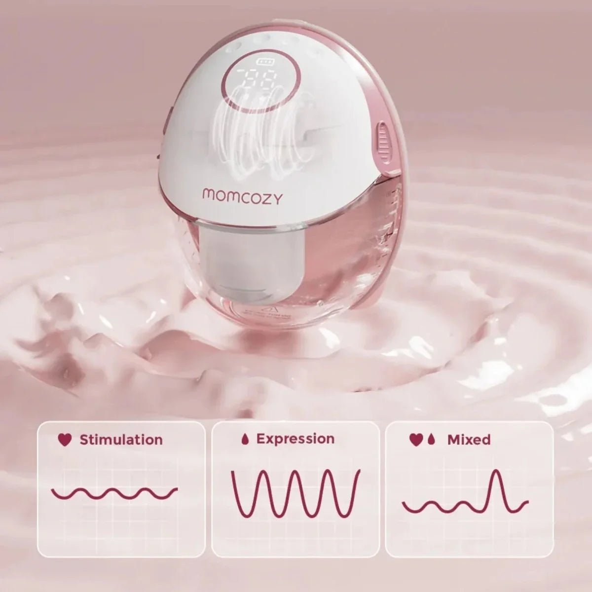 Momcozy M6 Mobile Style Double Wearable Electric Breast Pump | Luxury Home Accessories | Heulog Glow