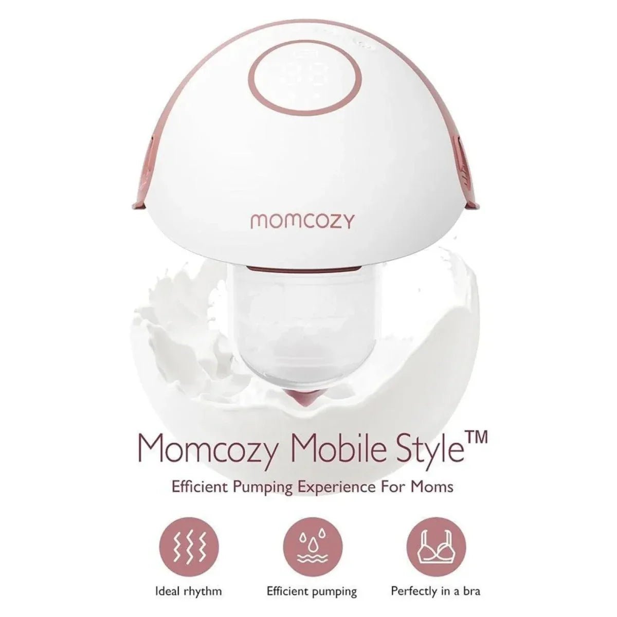 Momcozy M6 Mobile Style Double Wearable Electric Breast Pump | Luxury Home Accessories | Heulog Glow