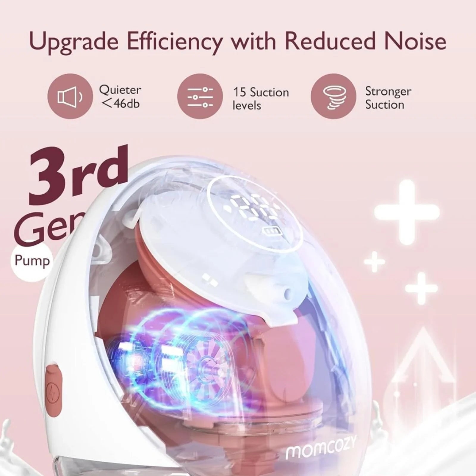 Momcozy M9 Mobile Flow Double Breast Pump | Luxury Home Accessories | Heulog Glow
