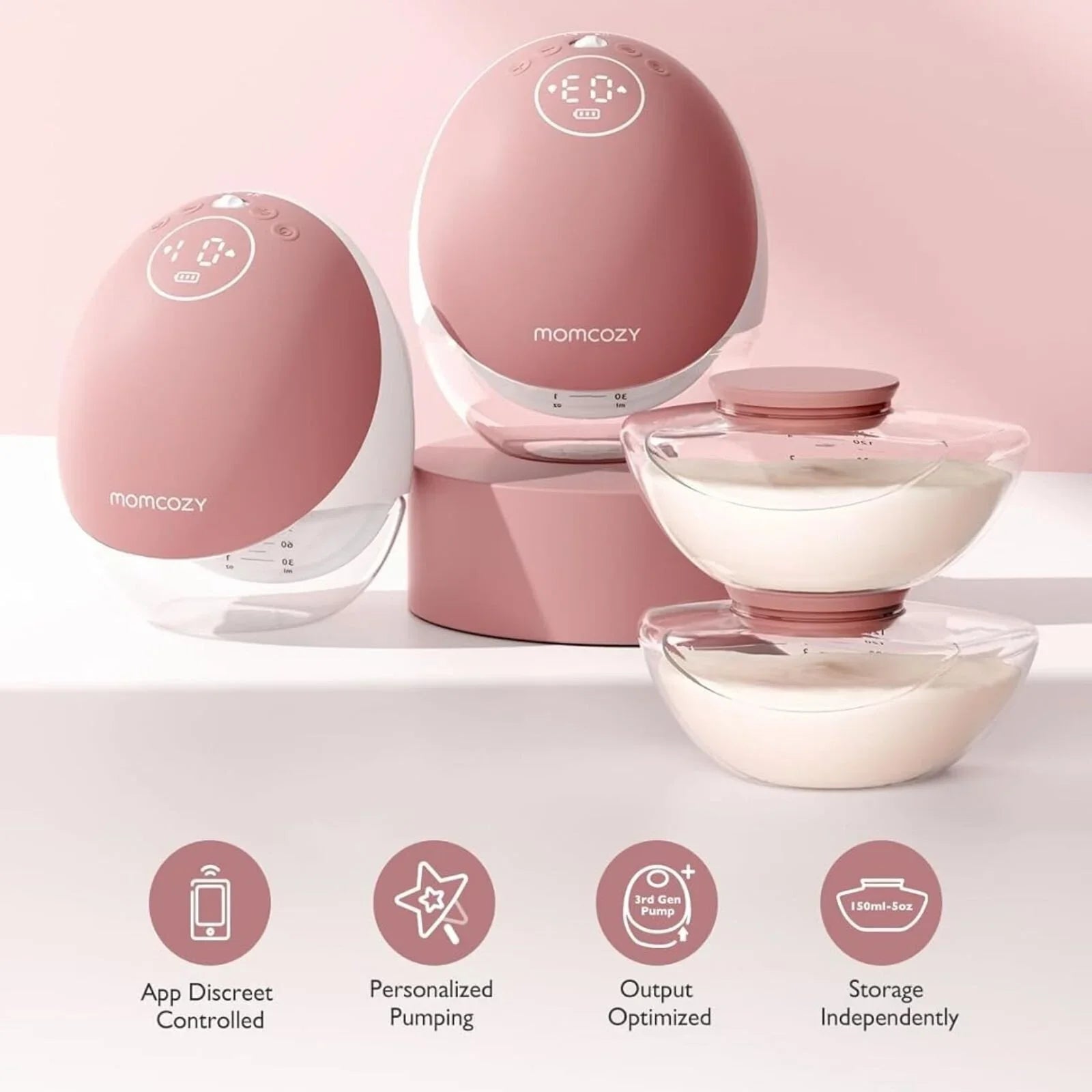 Momcozy M9 Mobile Flow Double Breast Pump | Luxury Home Accessories | Heulog Glow