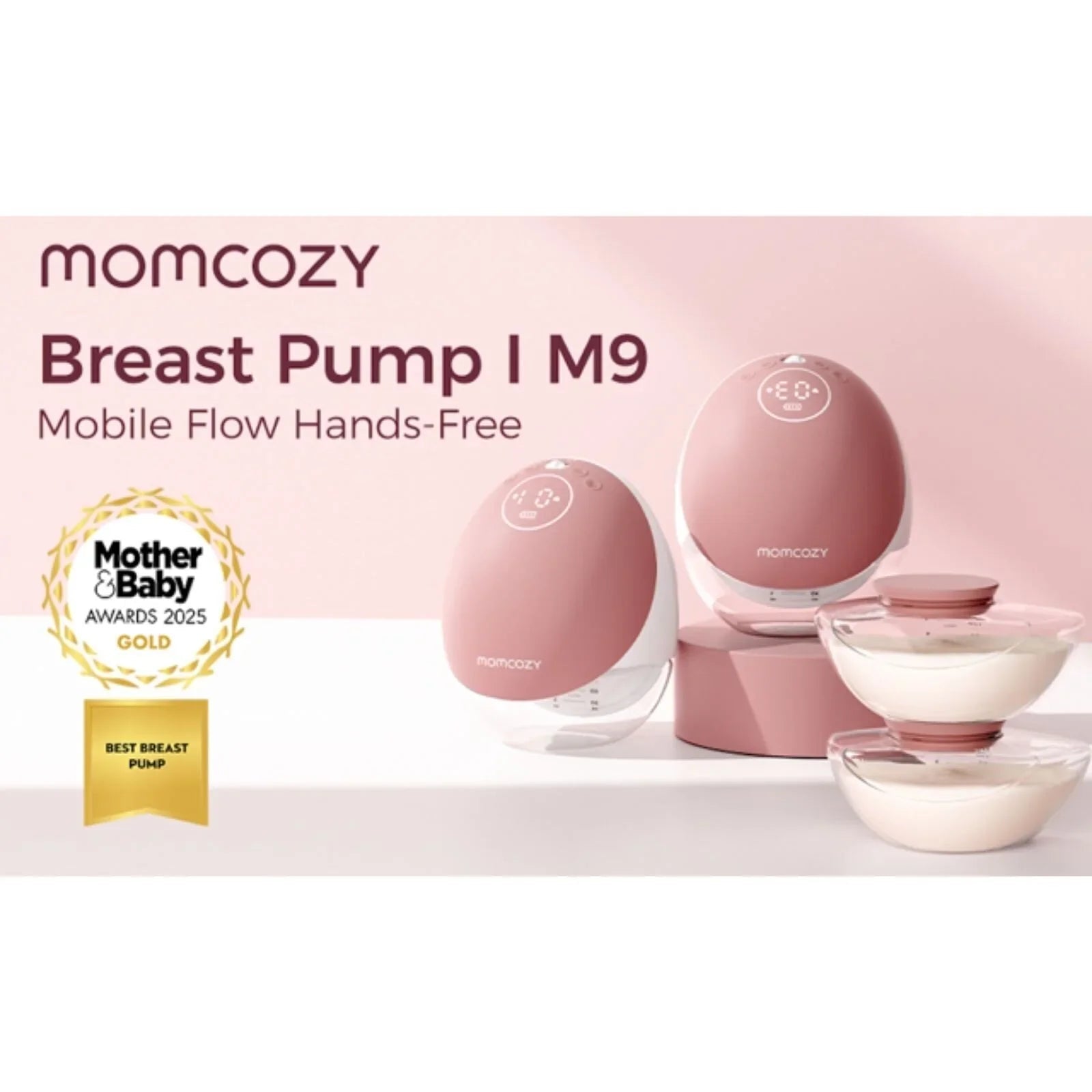 Momcozy M9 Mobile Flow Single Electric Breast Pump | Luxury Home Accessories | Heulog Glow