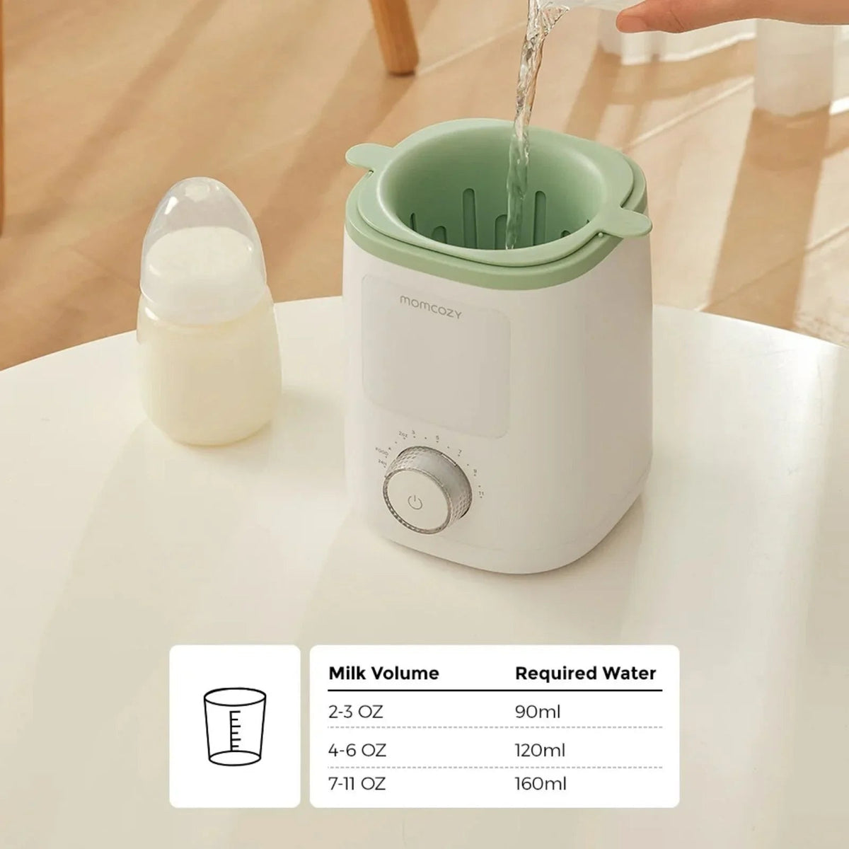 Momcozy Nutri Smart Analog Baby Bottle Warmer | Luxury Home Accessories | Heulog Glow