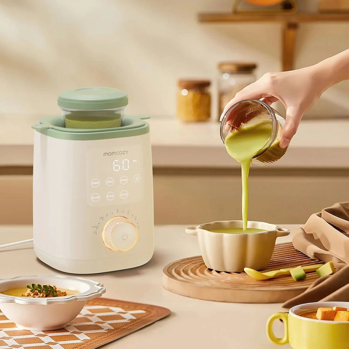 Momcozy Nutri Smart Analog Baby Bottle Warmer | Luxury Home Accessories | Heulog Glow