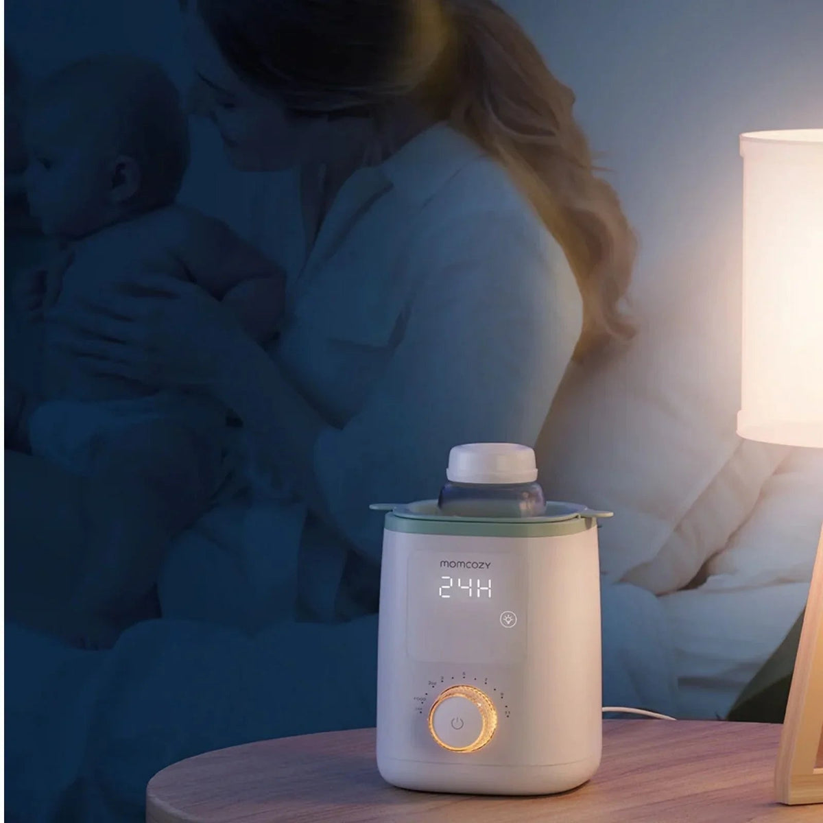 Momcozy Nutri Smart Analog Baby Bottle Warmer | Luxury Home Accessories | Heulog Glow