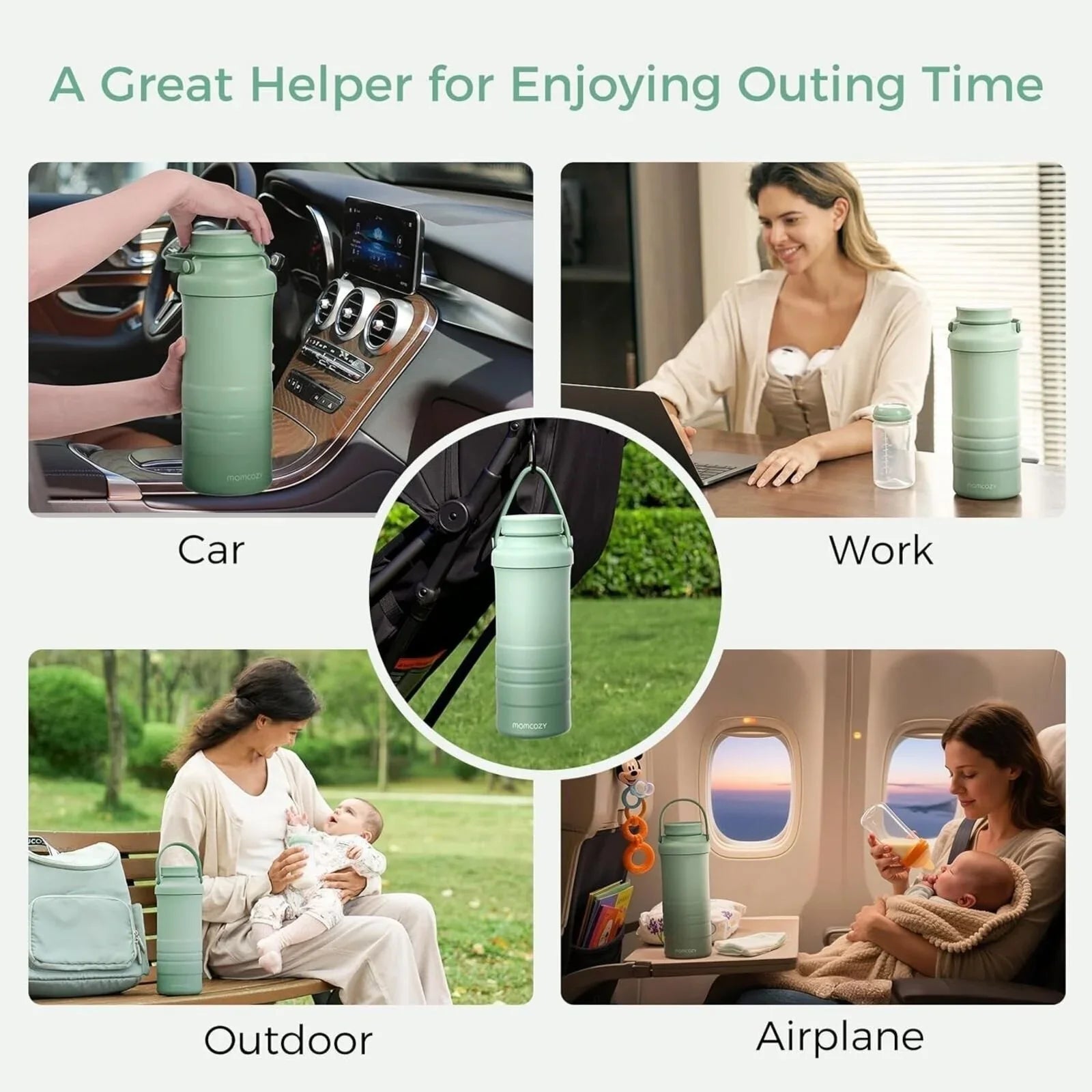 Momcozy Portable Breast Milk Cooler | Luxury Home Accessories | Heulog Glow