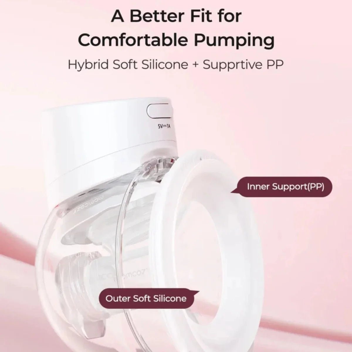Momcozy S12 Pro+ Wearable Electric Breast Pump Double - White | Luxury Home Accessories | Heulog Glow