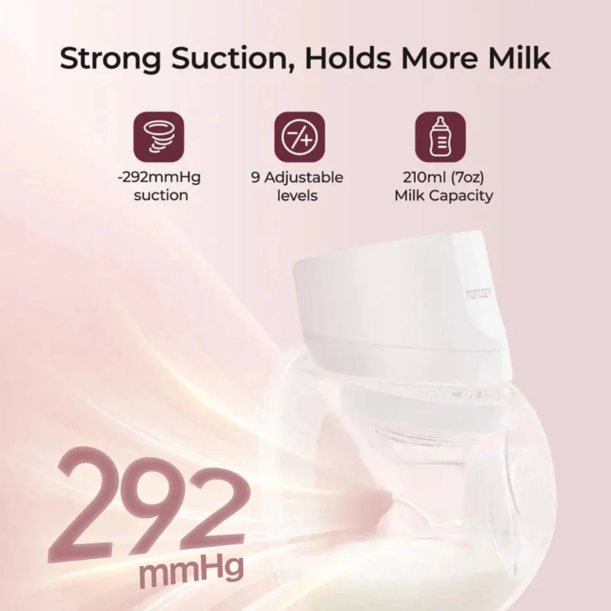 Momcozy S12 Pro+ Wearable Electric Breast Pump Double - White | Luxury Home Accessories | Heulog Glow