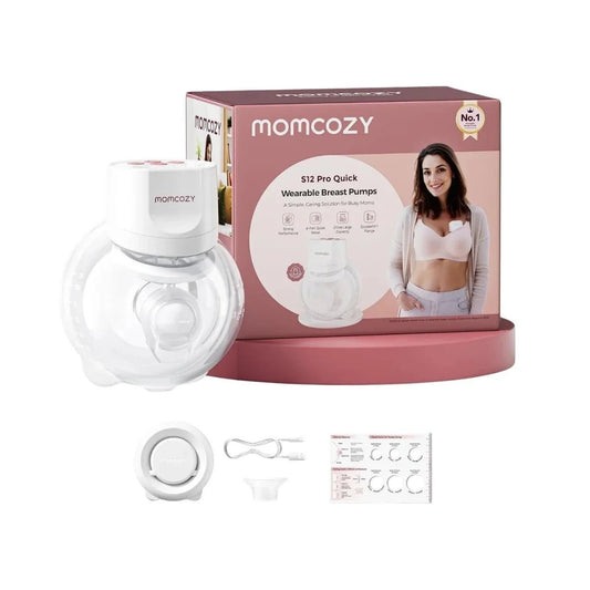 Momcozy S12 Pro+ Wearable Electric Breast Pump Single - White | Luxury Home Accessories | Heulog Glow
