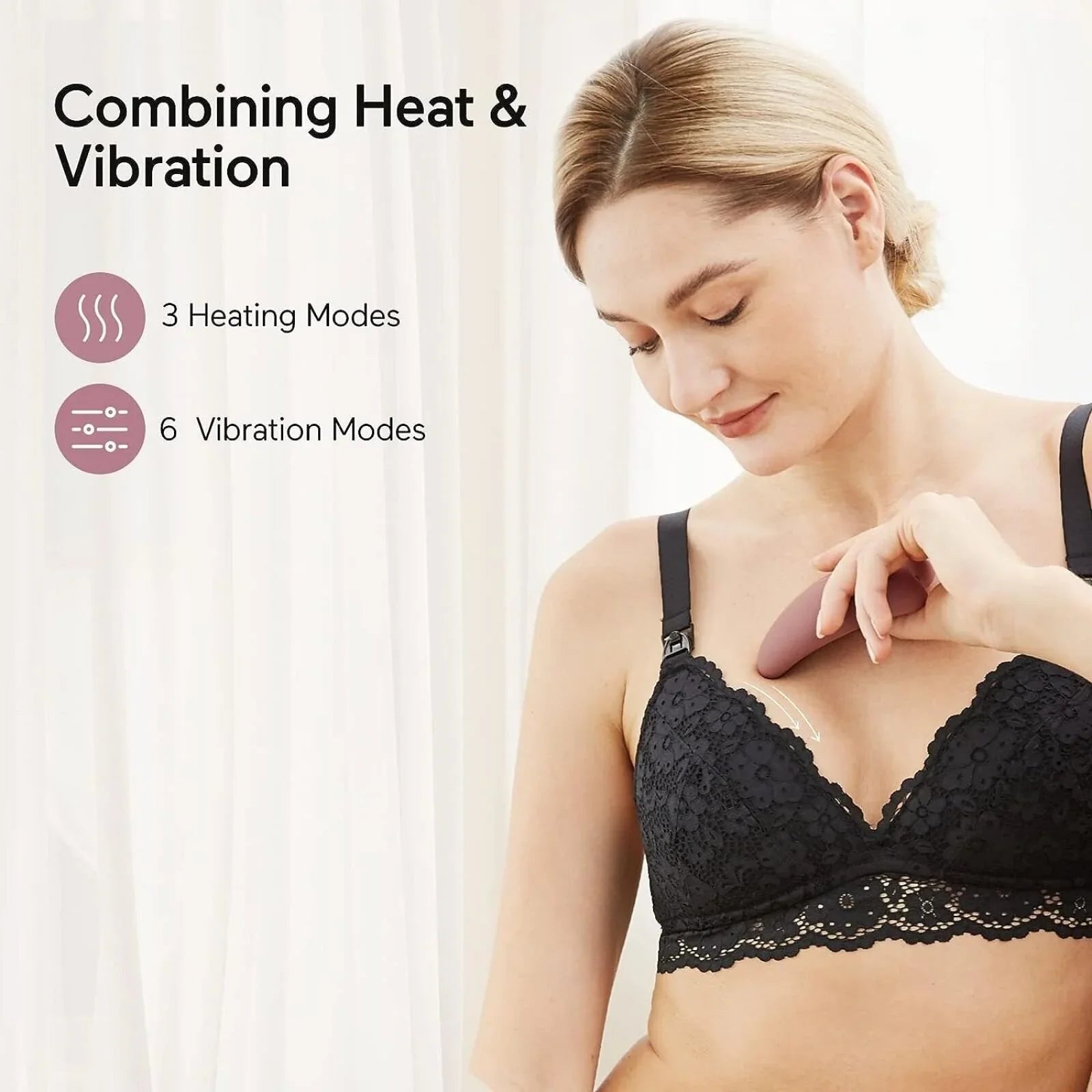 Momcozy Warming Lactation Massager | Luxury Home Accessories | Heulog Glow