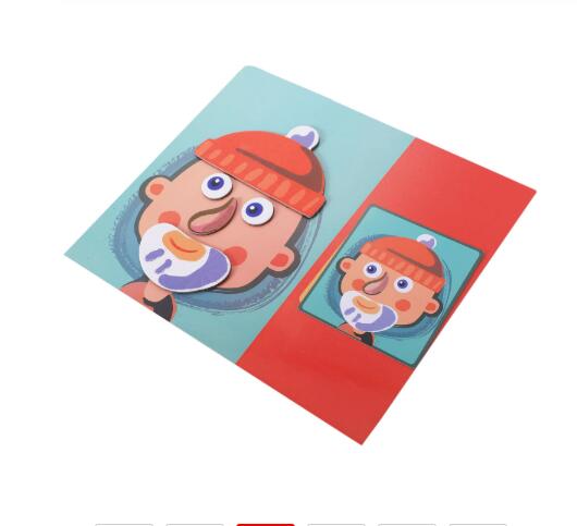 Montessori Magnetic Fun Puzzle Children's Wooden Puzzle Box Game Cartoon Educational Painting Toys For Children Gift Antistress | Luxury Home Accessories | Heulog Glow
