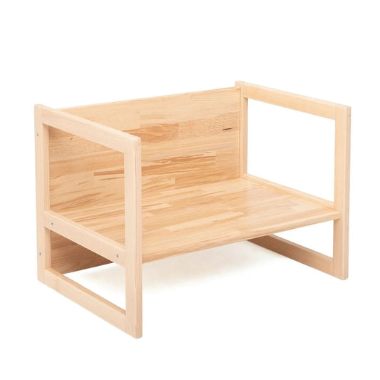 Montessori Wooden Convertable Table & Chair 36,6 cm (W) x 47 cm (H) x 64,5 cm (L) | Luxury Home Accessories | Heulog Glow
