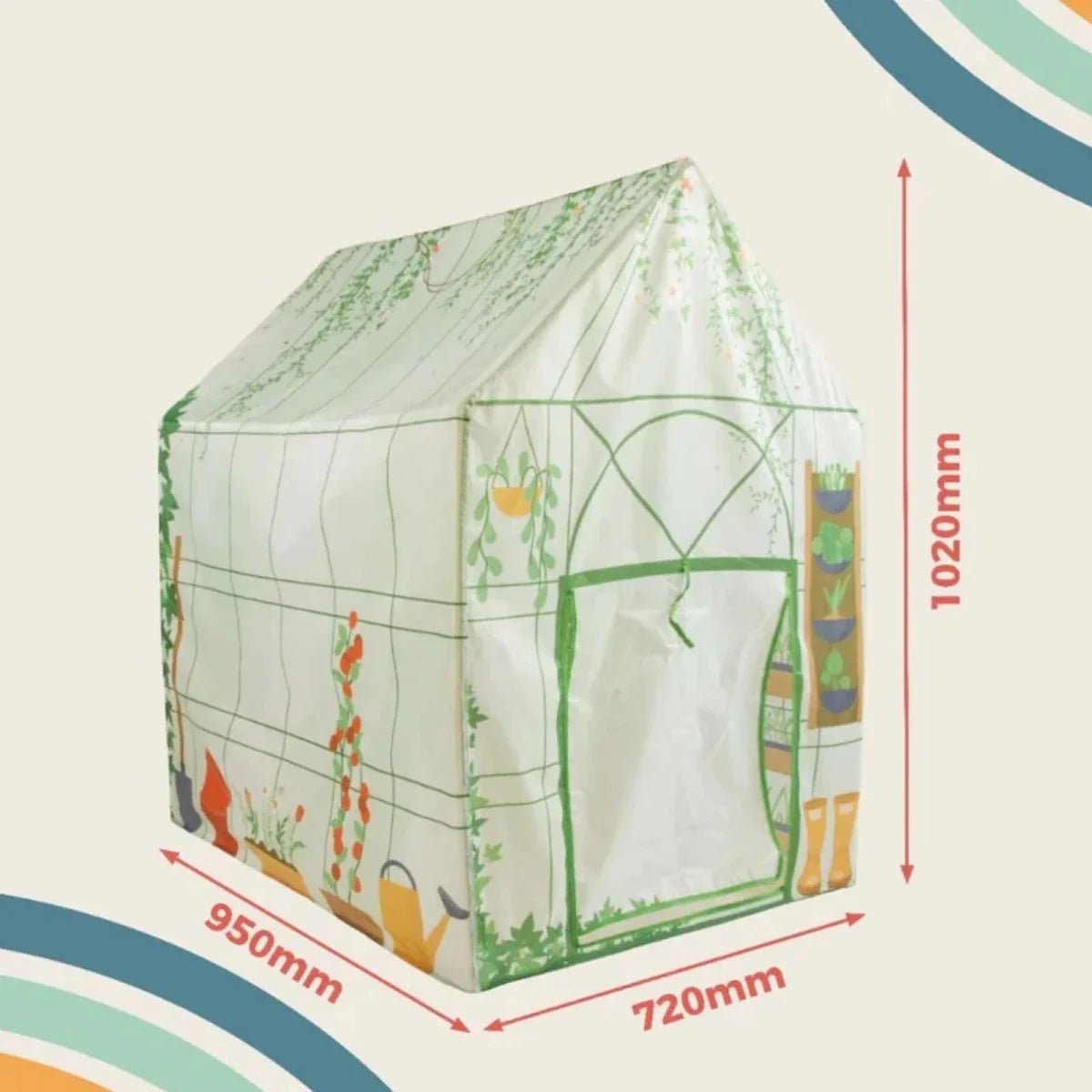 Mookie Activo Pop-Up Tent - Greenhouse | Luxury Home Accessories | Heulog Glow