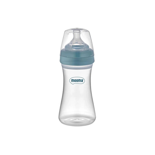 Mooma Kindy Bottle Fast Flow 18+ months 250ml - Ball Blue | Luxury Home Accessories | Heulog Glow