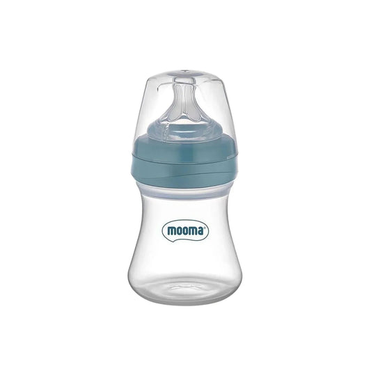 Mooma Kindy Bottle Slow Flow 0-6 months 150ml - Ball Bue | Luxury Home Accessories | Heulog Glow