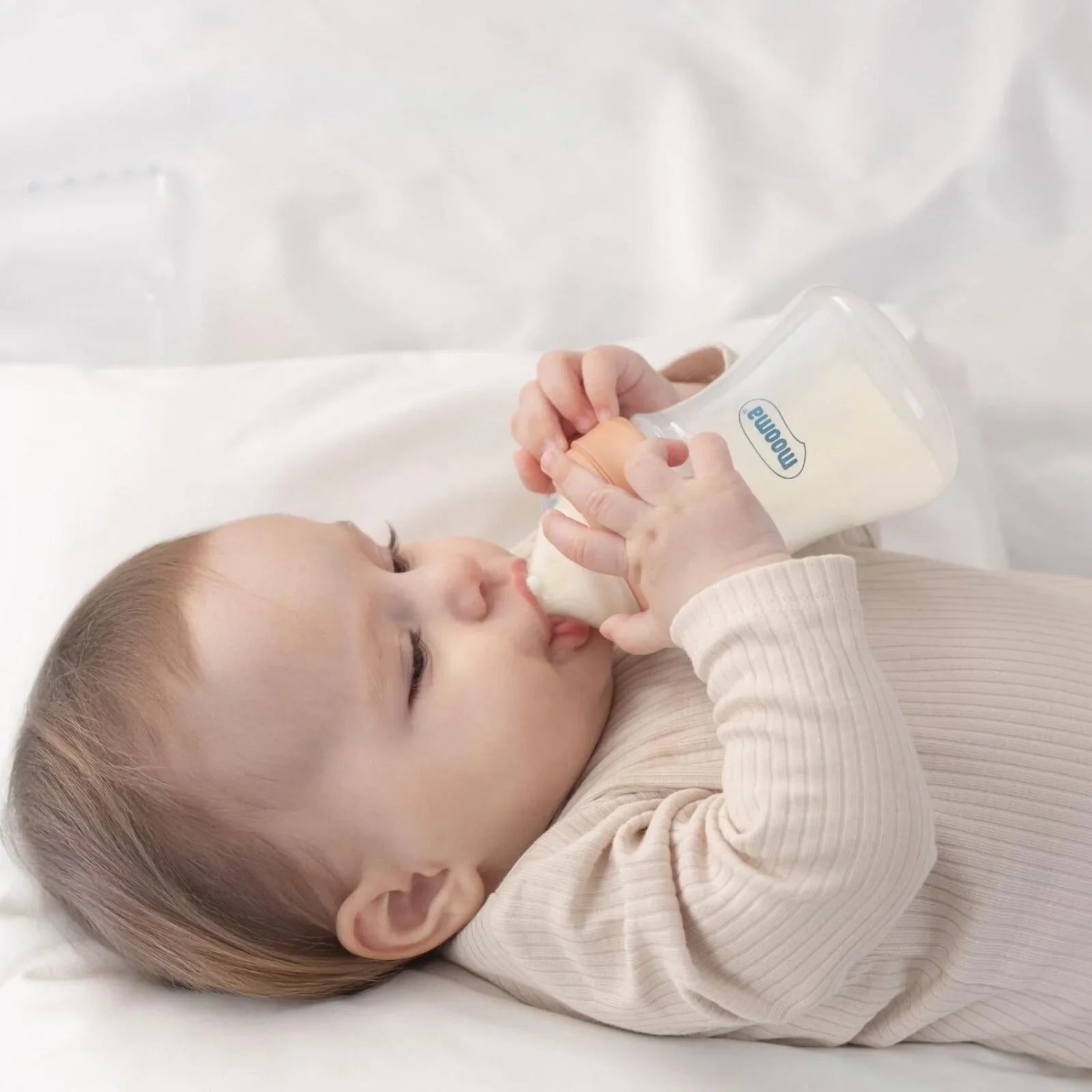 Mooma Kindy Feeding Bottle Starter Set - Old Rose | Luxury Home Accessories | Heulog Glow