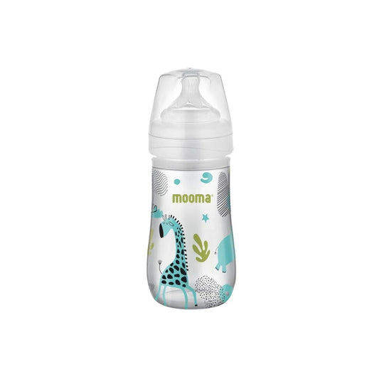 Mooma Neeko Bottle Fast Flow 18+ months 250ml - Animals | Luxury Home Accessories | Heulog Glow