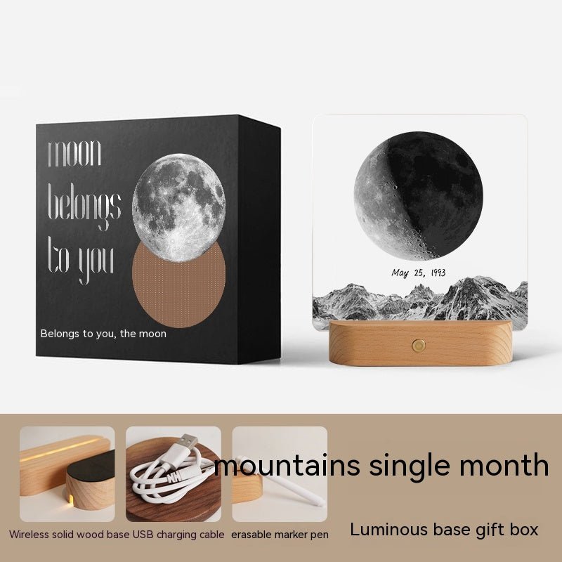 Moon Gift On The Day Of Birth Moon Decoration Gift | Luxury Home Accessories | Heulog Glow