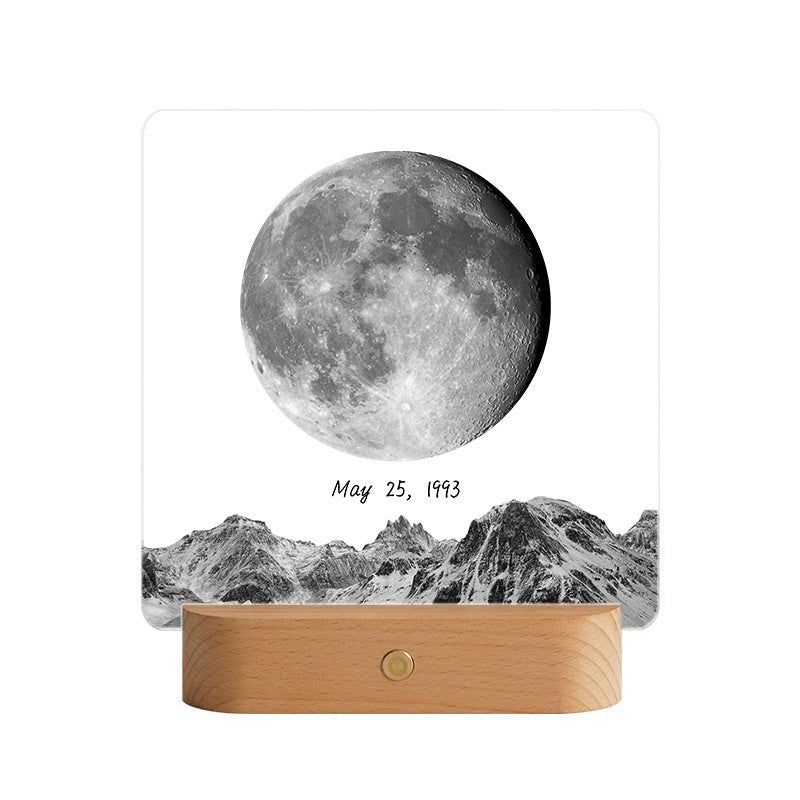 Moon Gift On The Day Of Birth Moon Decoration Gift | Luxury Home Accessories | Heulog Glow