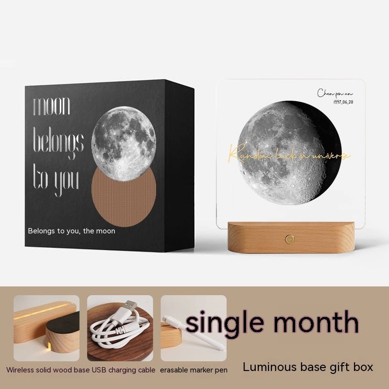 Moon Gift On The Day Of Birth Moon Decoration Gift | Luxury Home Accessories | Heulog Glow