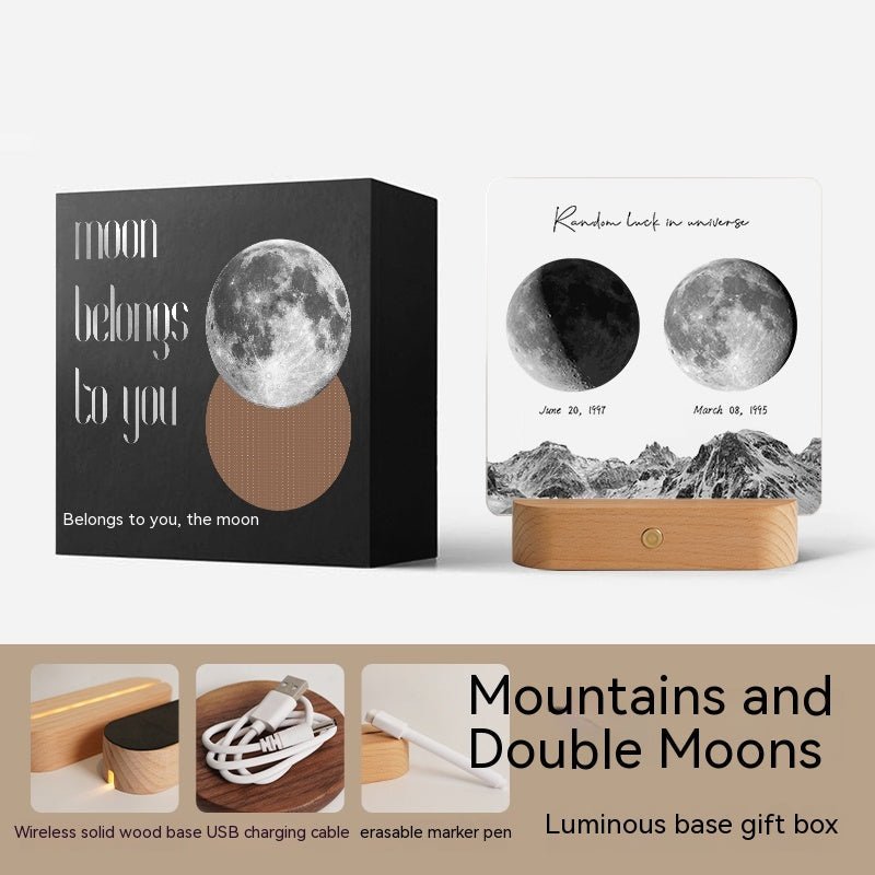 Moon Gift On The Day Of Birth Moon Decoration Gift | Luxury Home Accessories | Heulog Glow