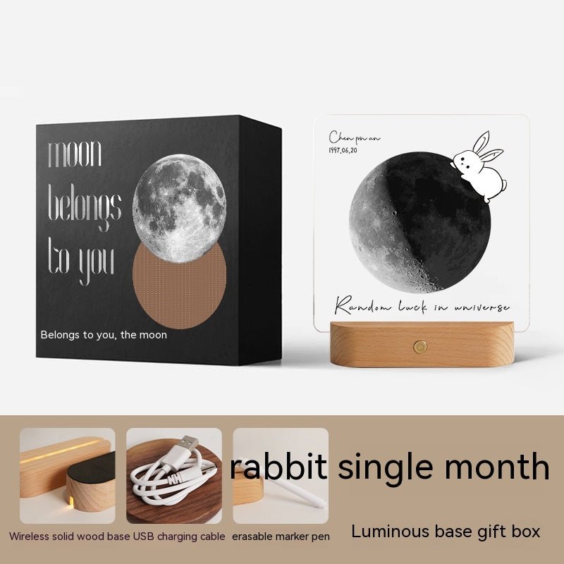 Moon Gift On The Day Of Birth Moon Decoration Gift | Luxury Home Accessories | Heulog Glow