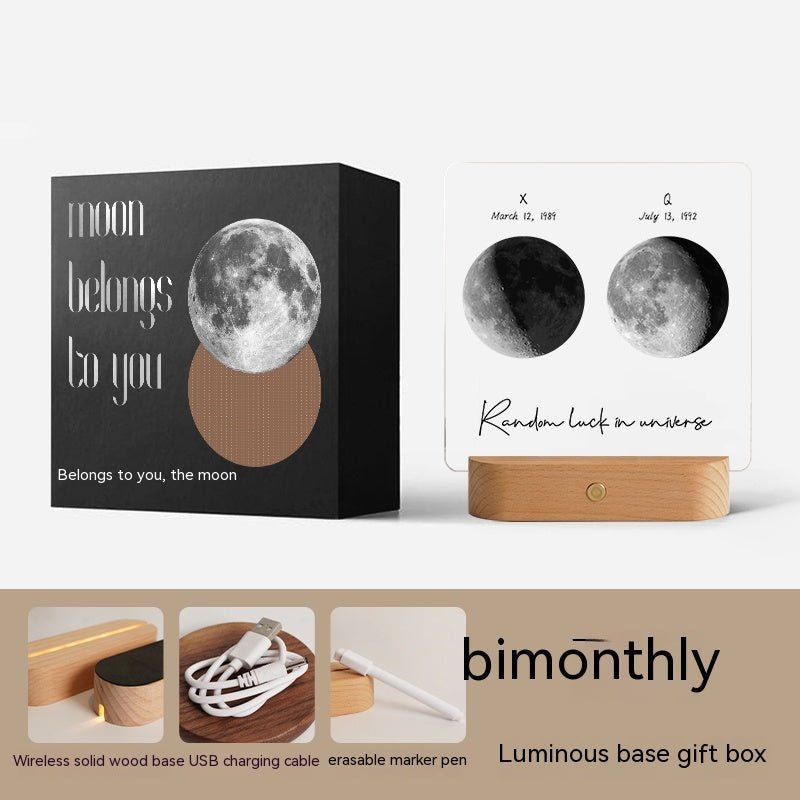 Moon Gift On The Day Of Birth Moon Decoration Gift | Luxury Home Accessories | Heulog Glow