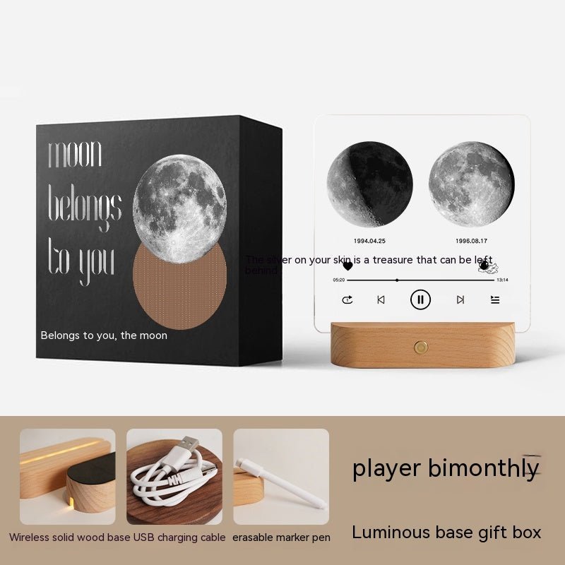 Moon Gift On The Day Of Birth Moon Decoration Gift | Luxury Home Accessories | Heulog Glow
