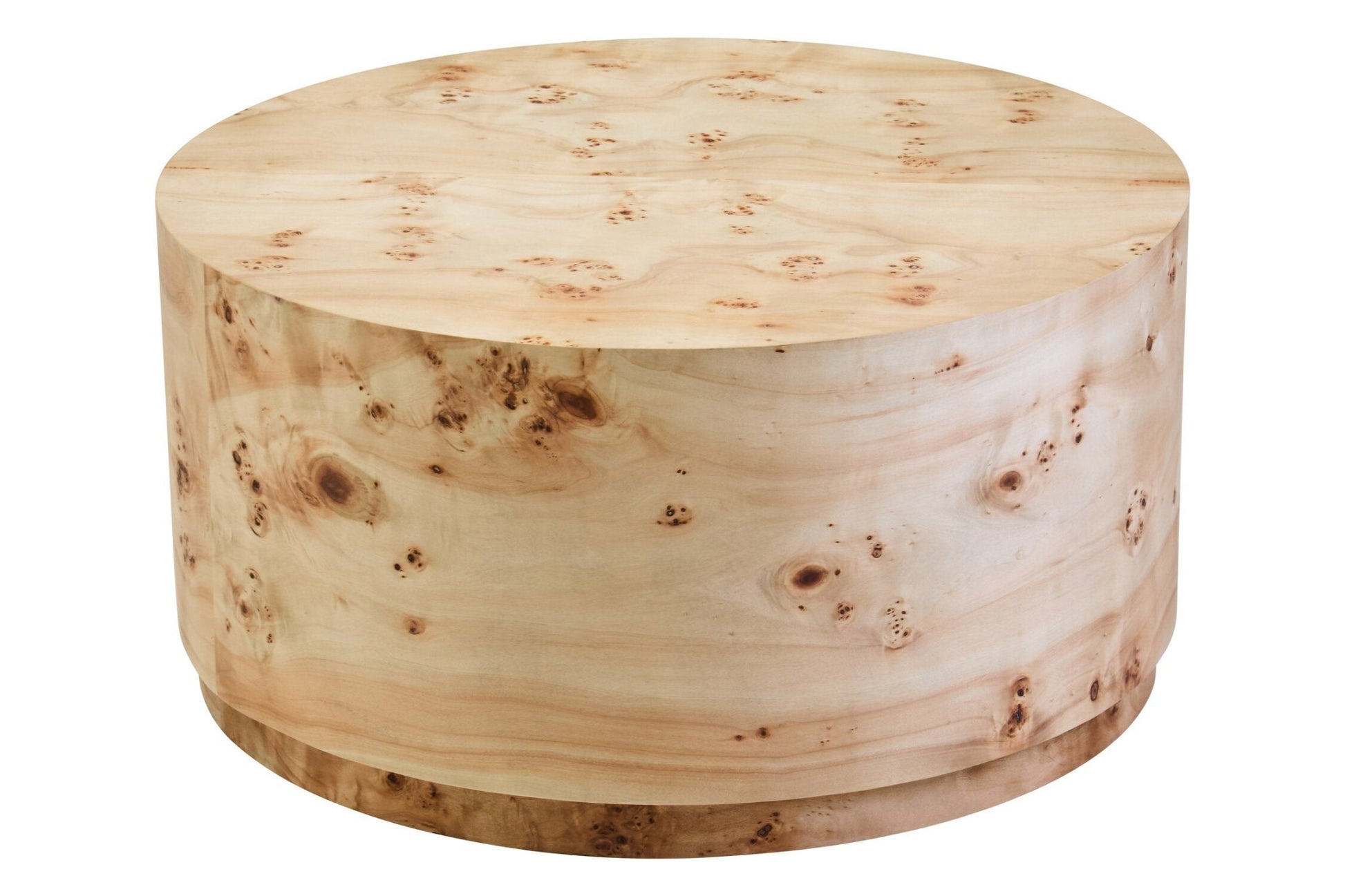 Mota Burl Wood Design Round Coffee Table | Luxury Home Accessories | Heulog Glow
