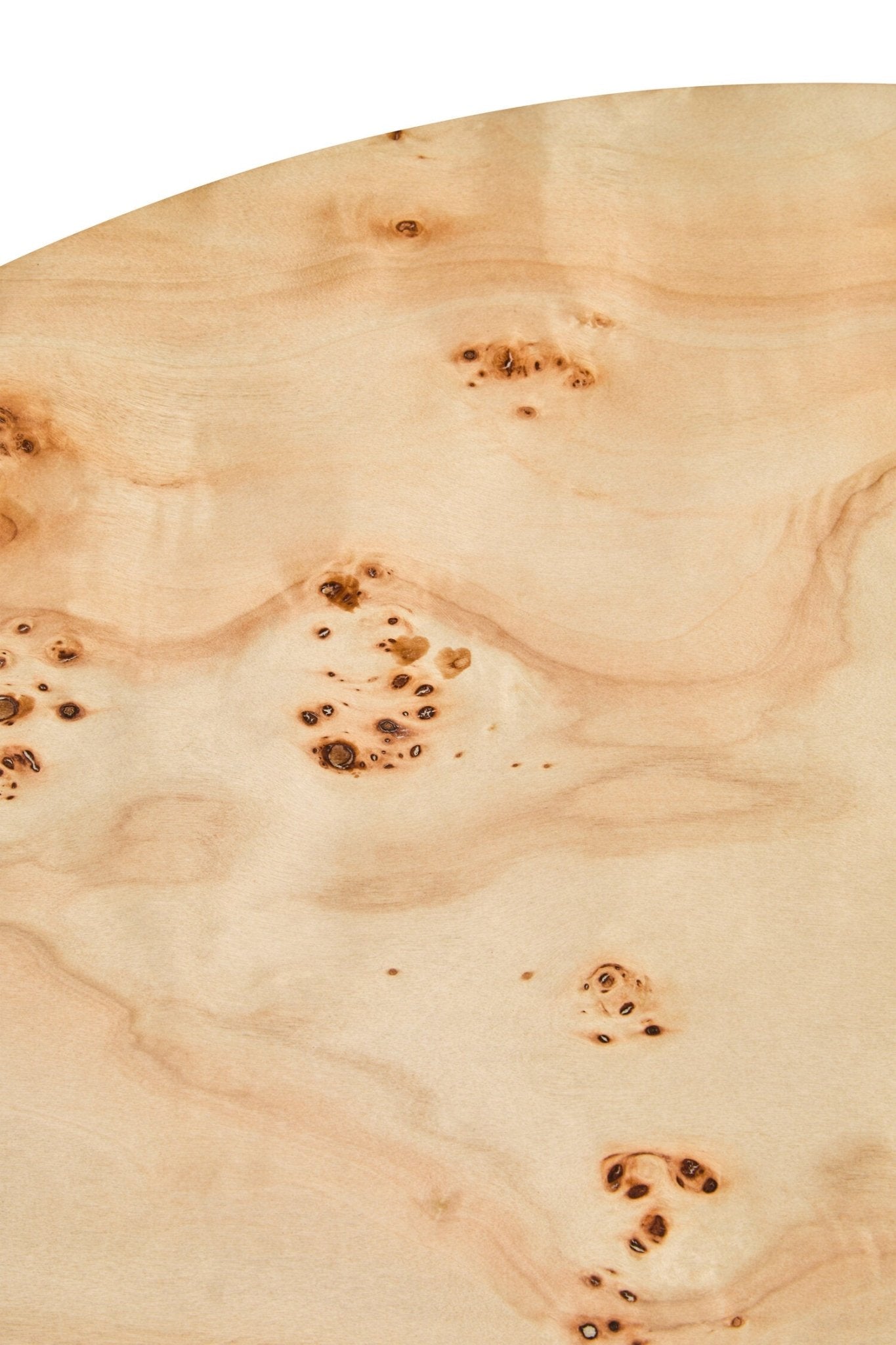 Mota Burl Wood Design Round Coffee Table | Luxury Home Accessories | Heulog Glow