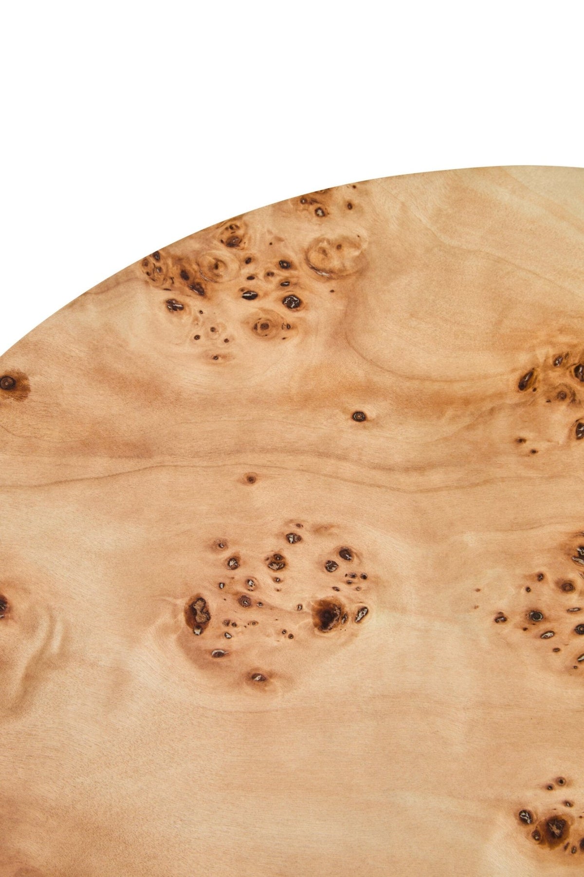 Mota Burl Wood Design Round Side Table | Luxury Home Accessories | Heulog Glow