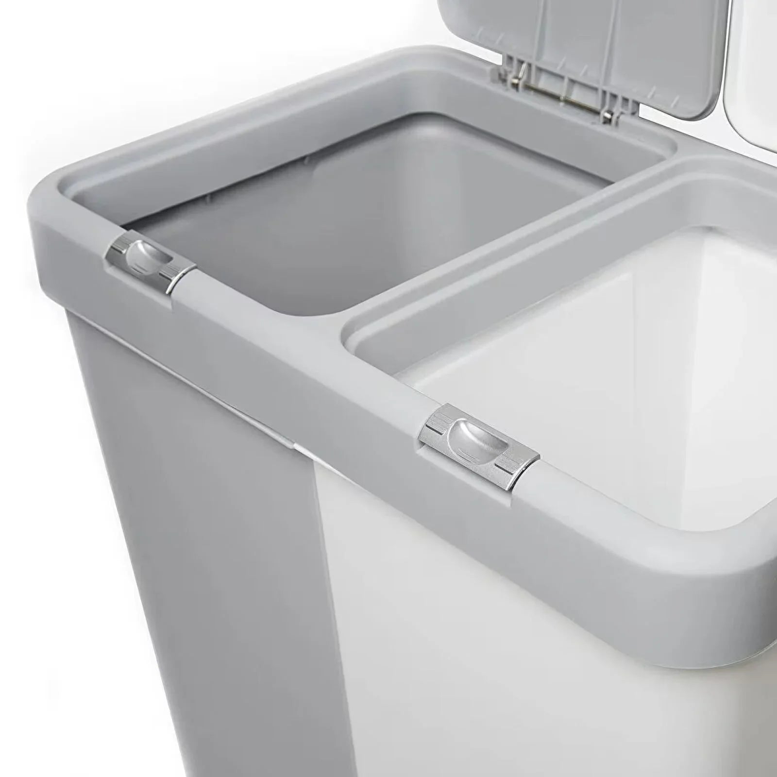 Motek Multi-Purpose Double Compartment Laundry & Dirty Basket 80lt | Luxury Home Accessories | Heulog Glow