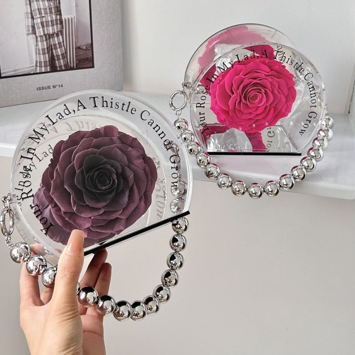 Mother's Day Flowers Giant Rose Portable Valentine's Day Birthday Gift | Luxury Home Accessories | Heulog Glow