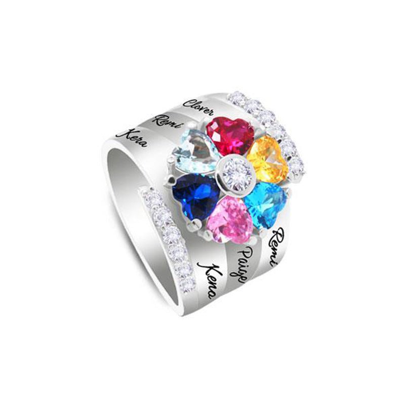 Mother's Day Gift DIY Engraved Ring | Luxury Home Accessories | Heulog Glow