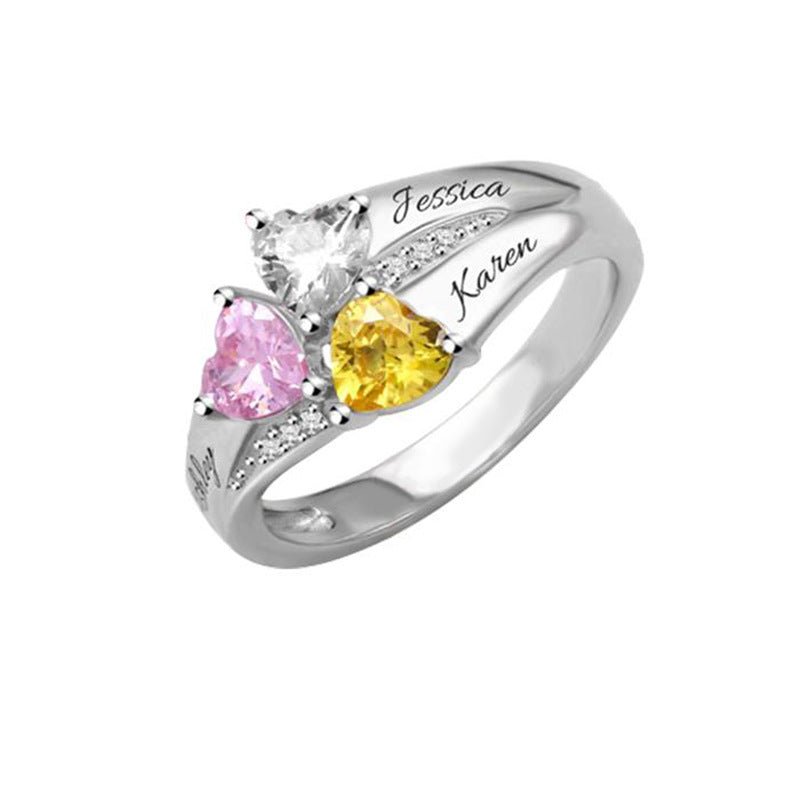 Mother's Day Gift DIY Engraved Ring | Luxury Home Accessories | Heulog Glow