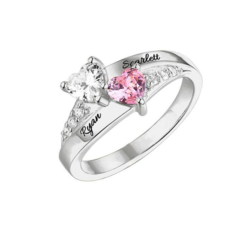 Mother's Day Gift DIY Engraved Ring | Luxury Home Accessories | Heulog Glow