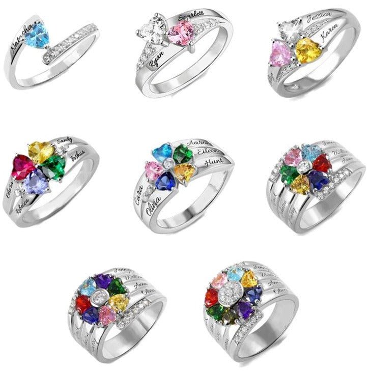 Mother's Day Gift DIY Engraved Ring | Luxury Home Accessories | Heulog Glow