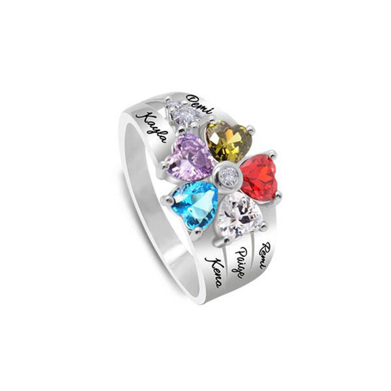 Mother's Day Gift DIY Engraved Ring | Luxury Home Accessories | Heulog Glow