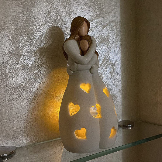 Mother's Day Gift Resin Candle Lampshade Ornament | Luxury Home Accessories | Heulog Glow